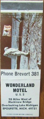 Wonderland Motel - Matchbook (newer photo)